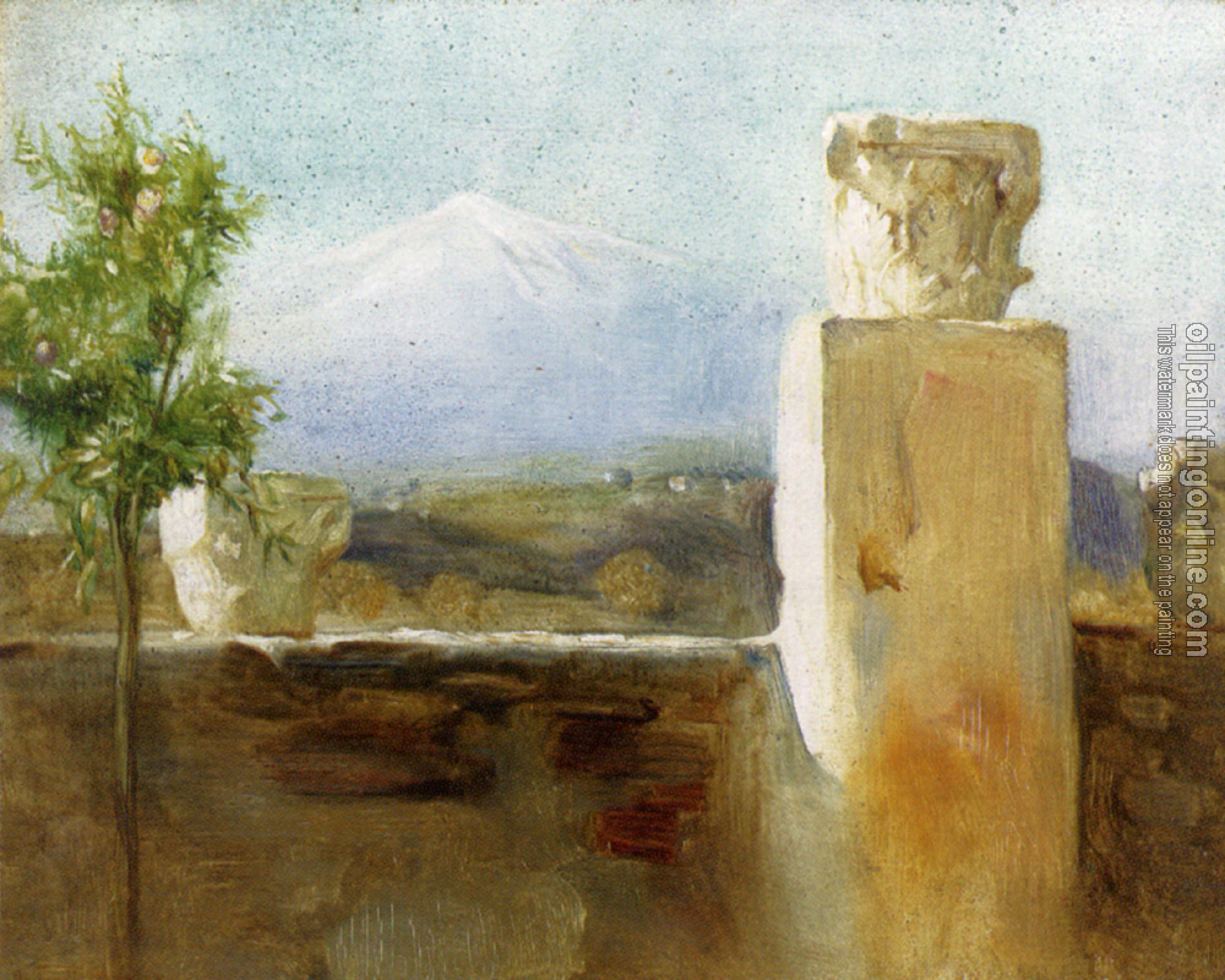 Arthur Hacker - Mount Etna From Taormina